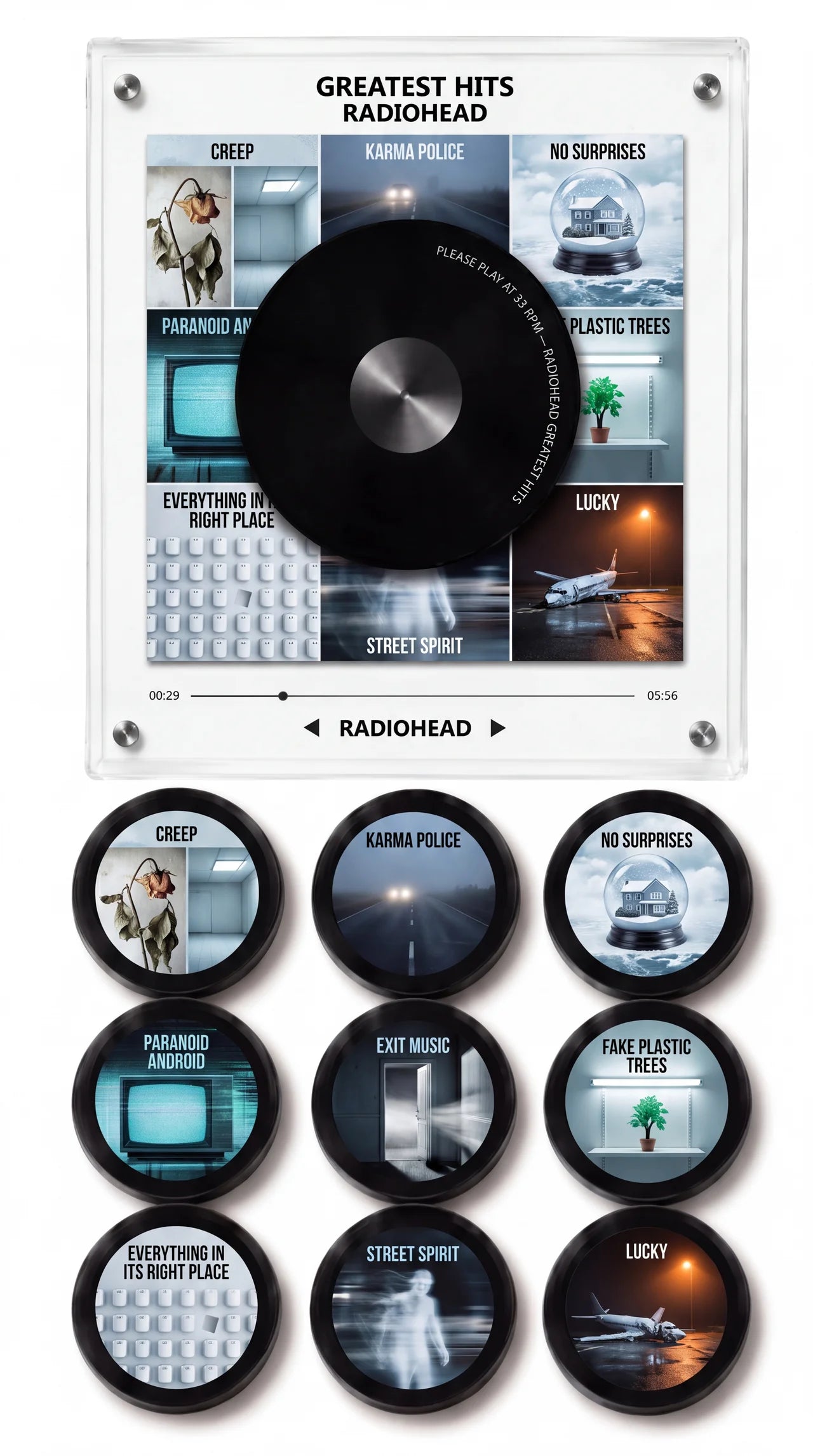Kit de Vinis Magnéticos Radiohead